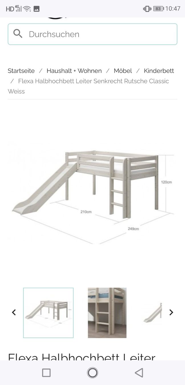 Lits: Flexa Hochbett – D'occasion à Winterthur par Pitsi8 1