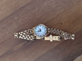 Damenuhr Marc Jacobs goldfarben mit Steinen gebraucht
