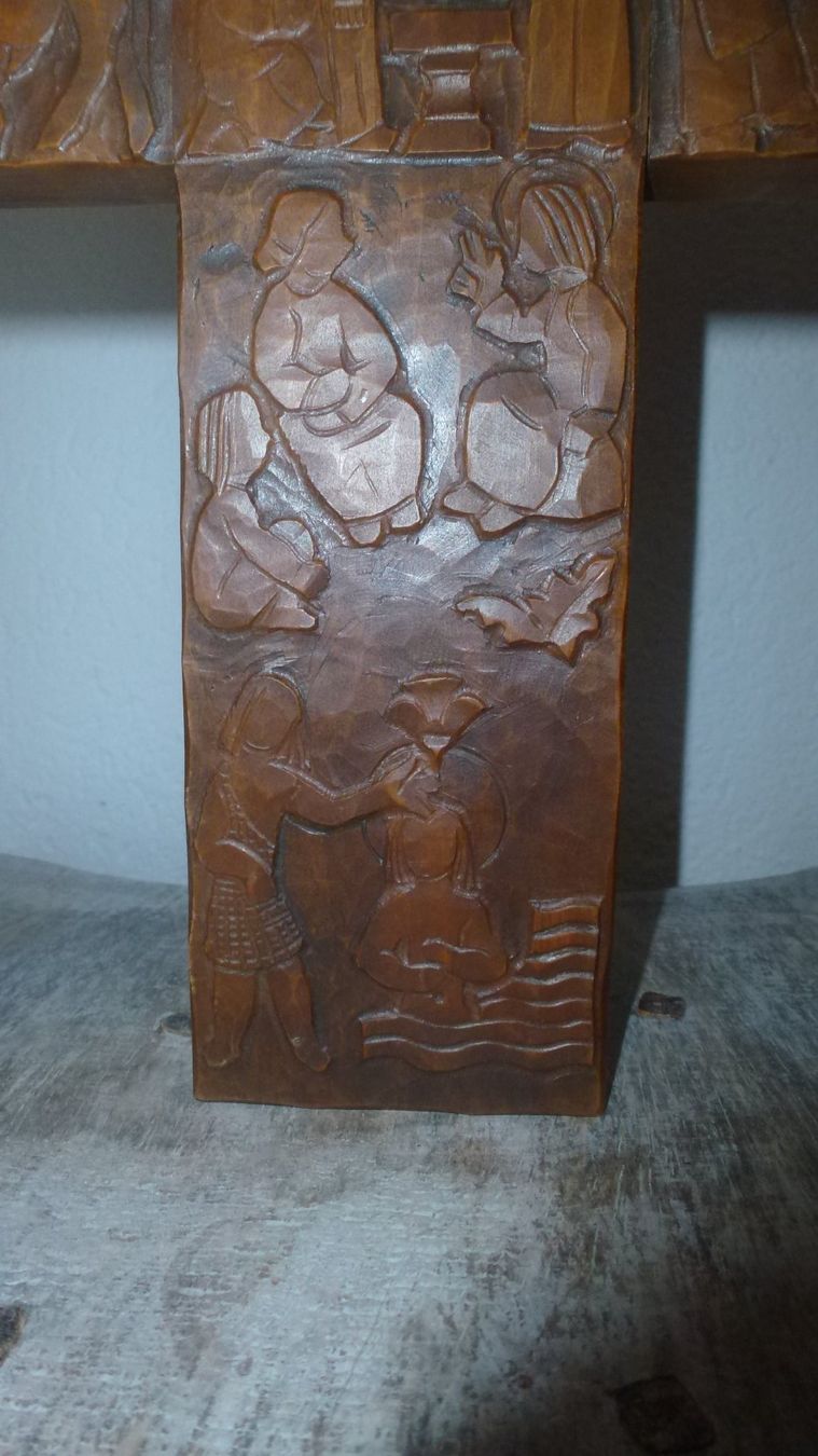Statuette: Krippenkreuz Kreuz / Monogramm  MZ – Usato da Oetwil am See venduto da Senegal 7