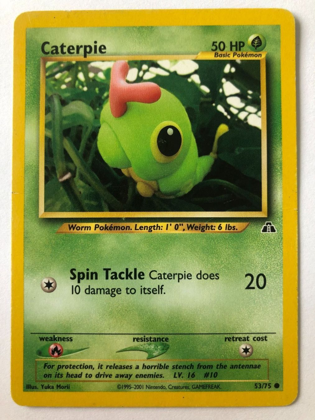 Pokémon Carte collezionabili: Caterpie - Neo Discovery - Pokemon – Usato da Nussbaumen AG venduto da Bika-Shop