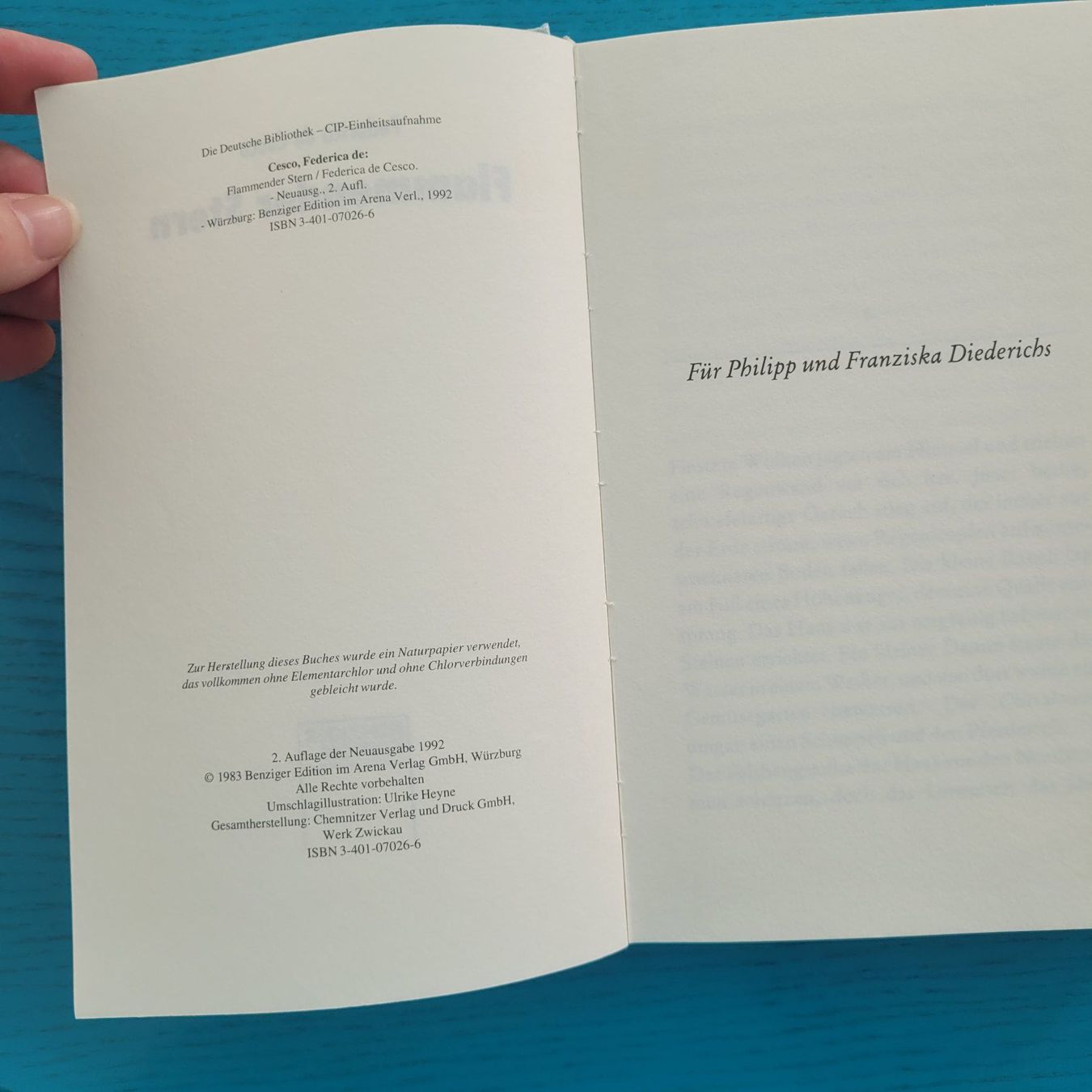 Bücher: Federica de Cesco- Flammender Stern – Gebraucht aus SCHÜBELBACH von CoKaHa 2