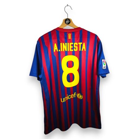 Original 2011-12 FC Barcelona Home Trikot Iniesta