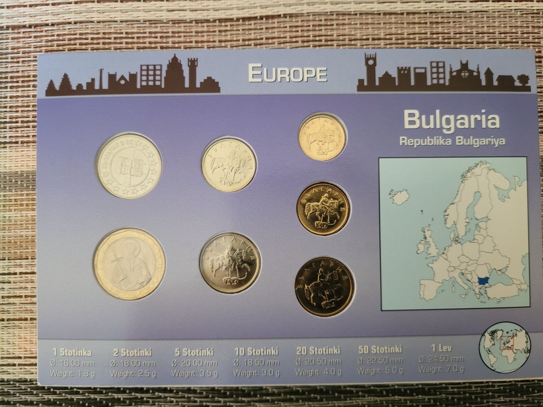 Tutti le monete: Bulgarien Münzset – Usato da Suhr venduto da Fritz28 1