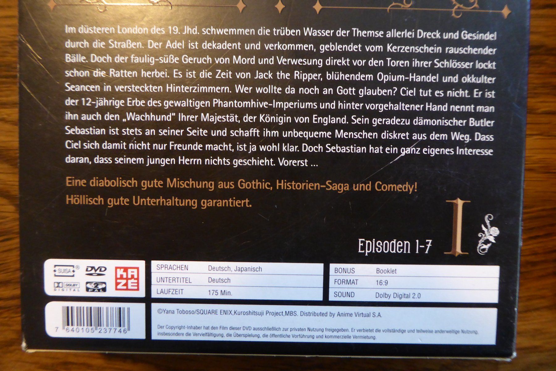 Tutti i DVDs: DVD Black Butler 1 – Usato da Allschwil venduto da Summelsarium 2