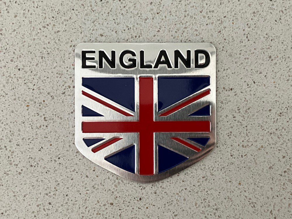 Mini Alle Autoersatzteile: Mini Union Jack Emblem (metall logo) NEU – Neu und originalverpackt aus Lugano von gianlu3