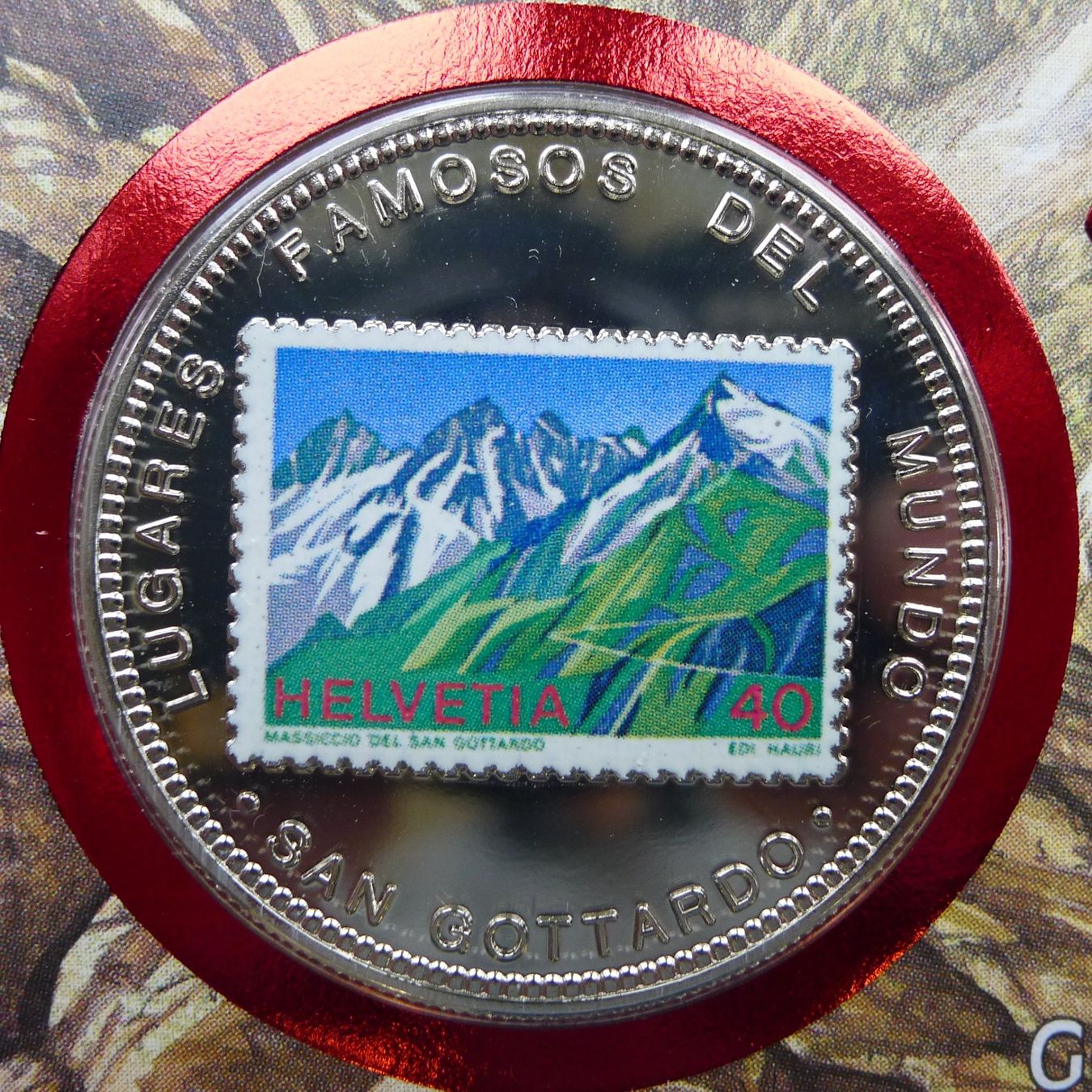 Medaglie: 1997: Numisbrief: Schweizer Berge - Gotthardmassiv + Silber – Usato da Sursee venduto da Luzernerraute 1