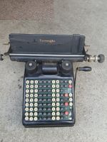 Antike Rechenmaschine Burroughs mit Kurbel