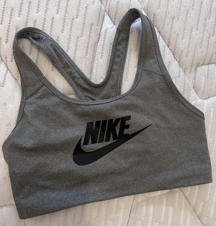 Soutien-gorge de sport Nike gris taille M