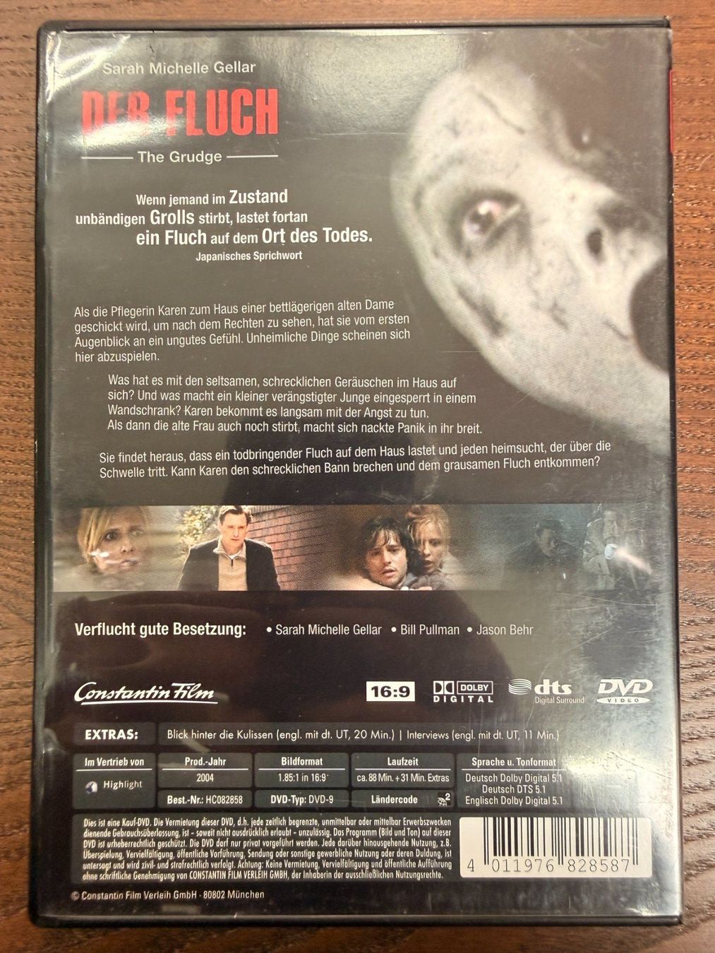Tutti i DVDs: Der Fluch - The Grudge – Usato da Zürich venduto da FilmFreunde 1