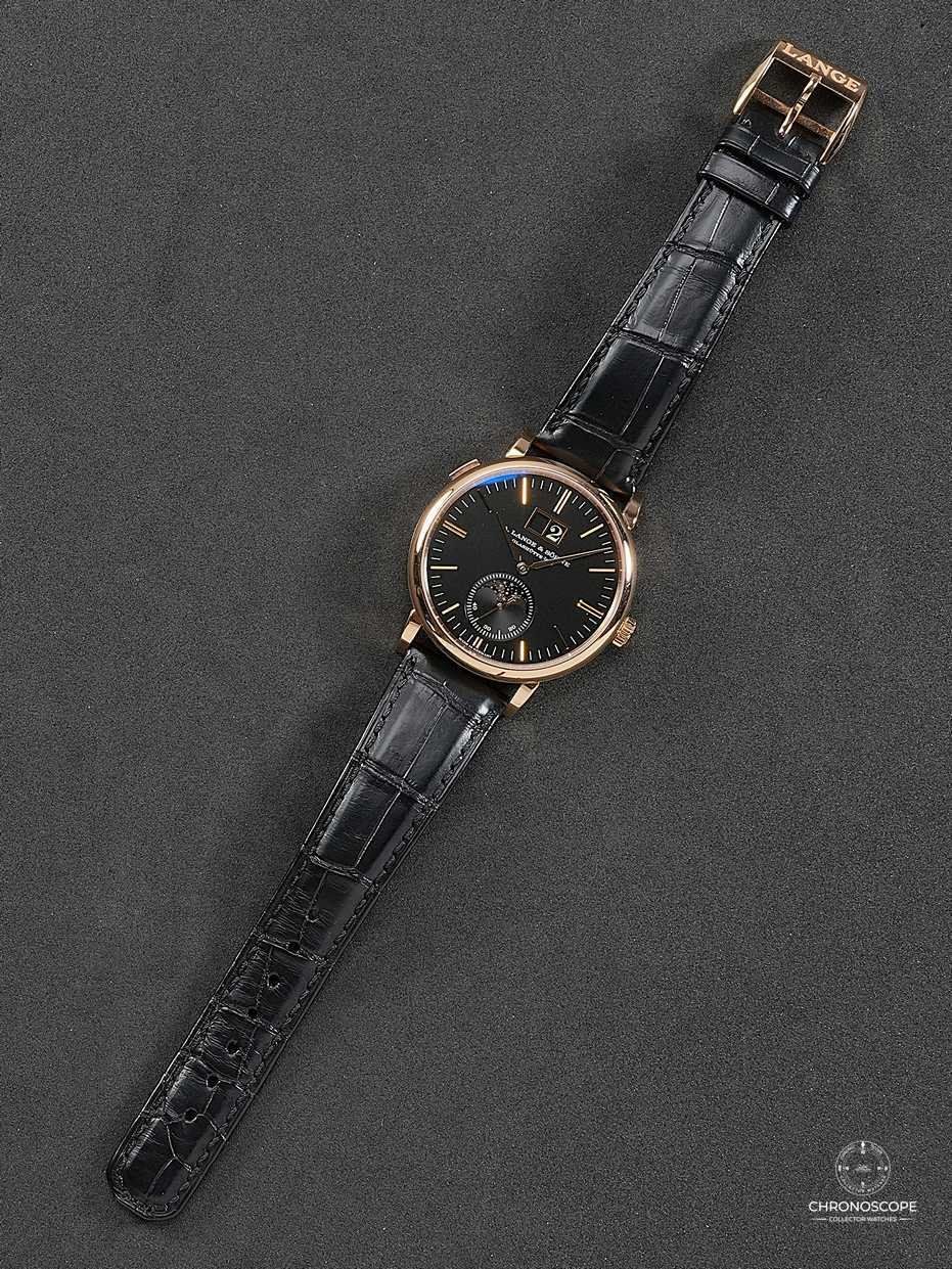 A. Lange & Söhne Orologi: A. Lange&amp;Söhne Saxonia Moonphase, ref. 384.031 – Nuovo e nell'imballaggio originale da Luzern venduto da ChronoScope6004 6