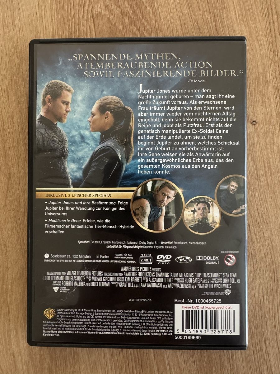 Alle DVDs: Jupiter Ascending DVD – Gebraucht aus Bütschwil von kim0410 1