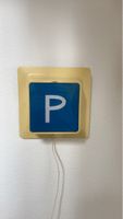 Vintage Parkschild Leuchtreklame