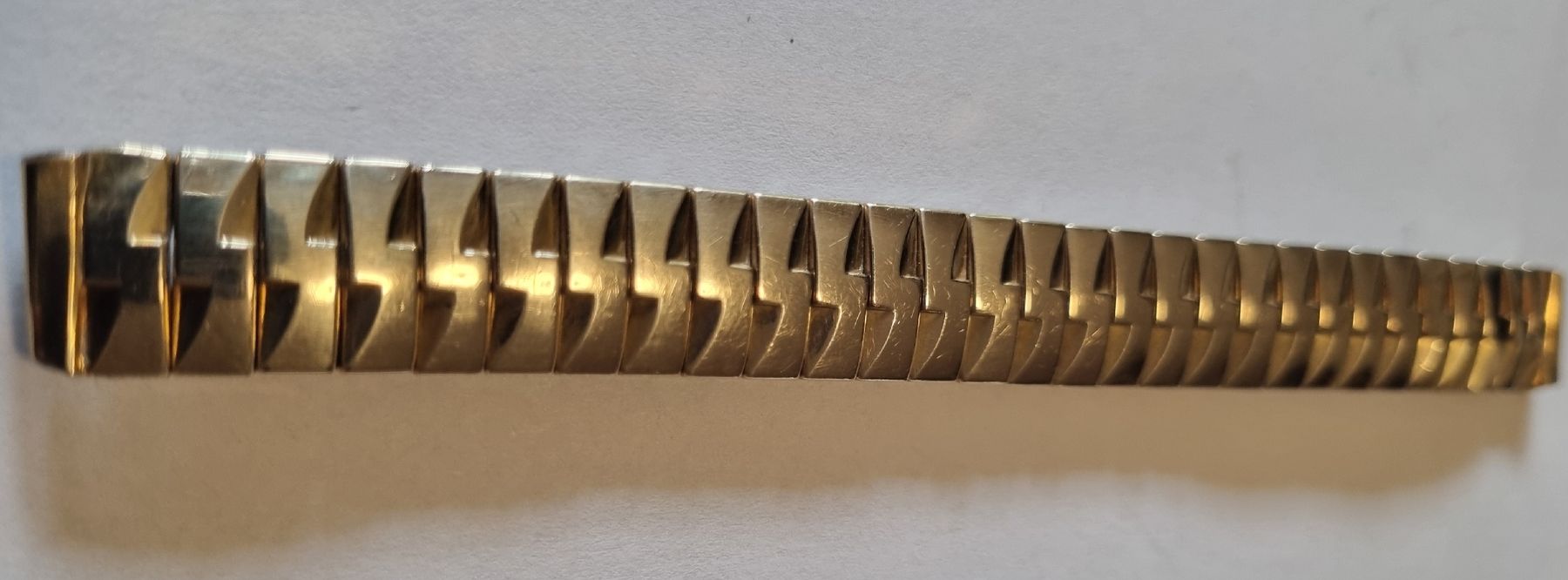 Armbänder & -reifen: Bracelet élastique plaqué or Lamine 18 k – Gebraucht aus Les Cullayes von yan_nvn9