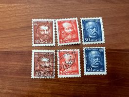 1932 Mi Nr. 191-193 gest. und * mit Falz (5823)