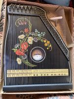 Jubeltöne Zither mit Originalkarton und Stimmschlüssel