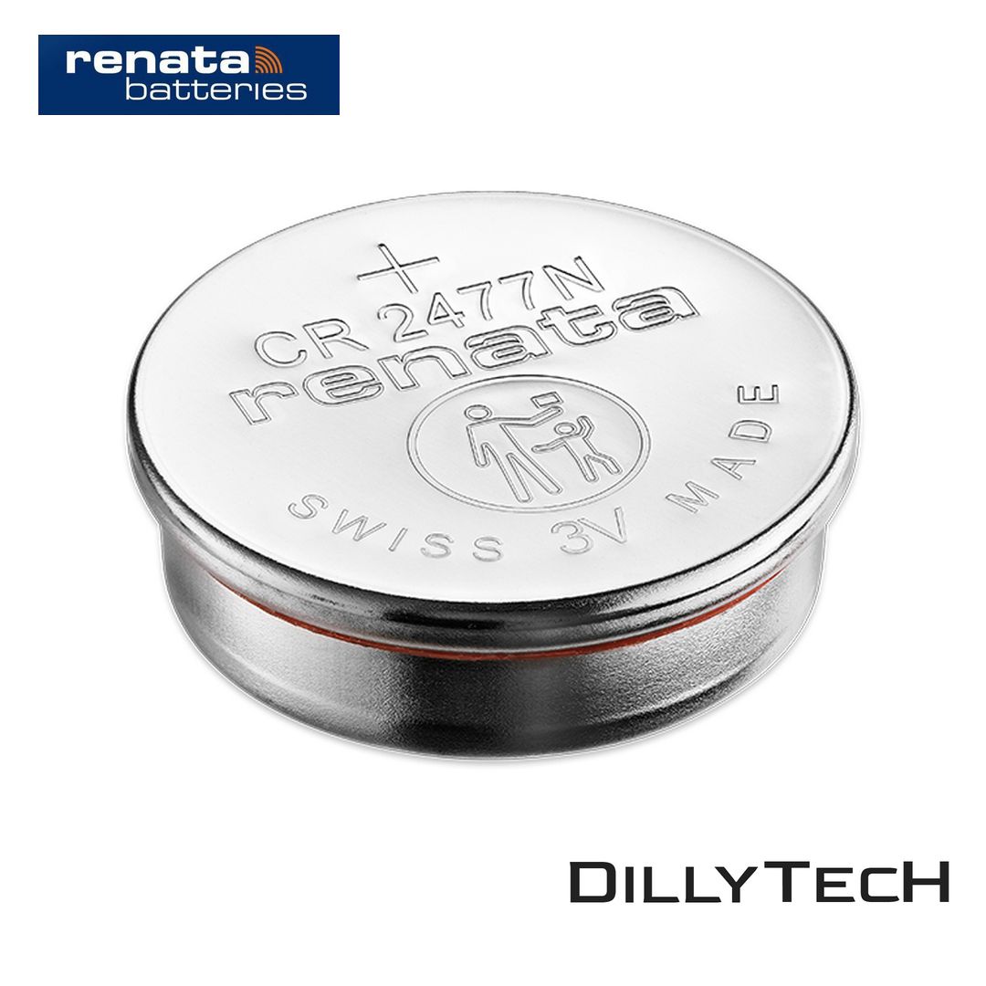 Caricatori & Batterie: Renata CR2477N Lithium Knopfzellenbatterie - 3 Stk. – Nuovo e nell'imballaggio originale da Meilen venduto da DillyTecH 1