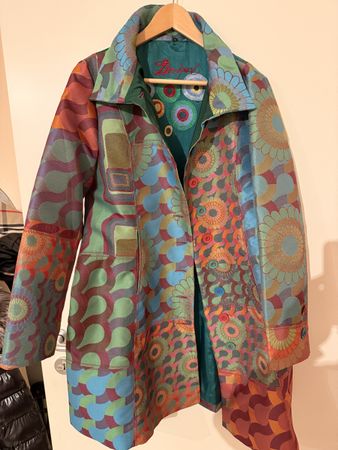 Desigual Mantel gemustert bunt Grösse 46 guter Zustand
