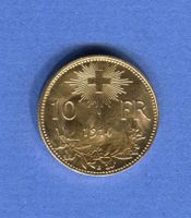 (2222) 10 Fr. 1914 Vreneli Top Stgl Gold