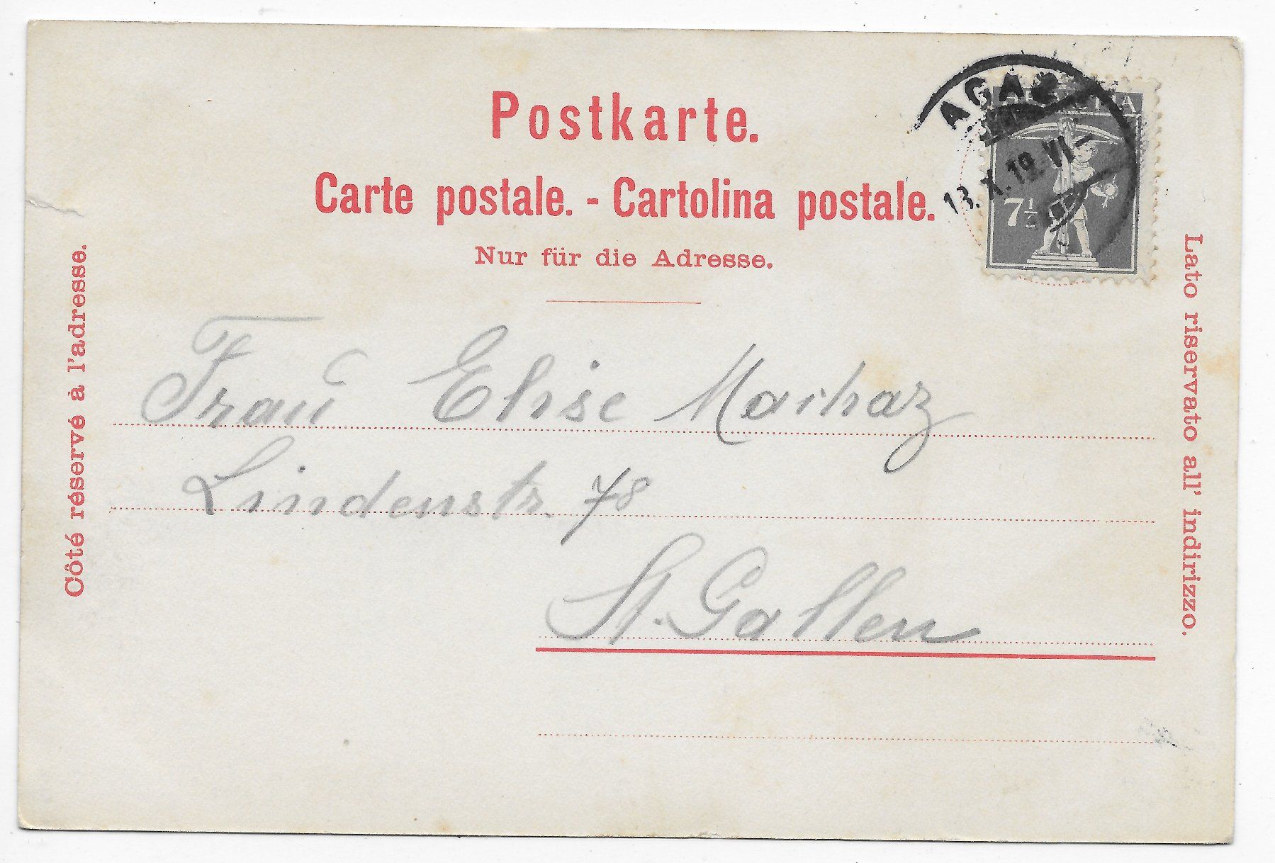 Cartoline postali: Gruss aus Ragaz 5 Ansichten – Usato da Hefenhofen venduto da Richsalz 1