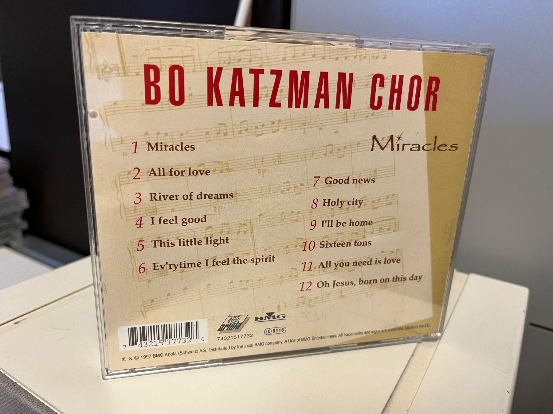 CD: Bo Katzman Chor - Miracles - HA11G – Usato da Küsnacht ZH venduto da swisssales.net 1