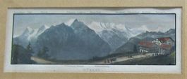 Mürren  Aquatinta  von Locher
