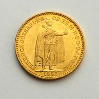 ÖSTERREICH / UNGARN, 20 Korona 1897 - GOLD, Franz-Joseph I