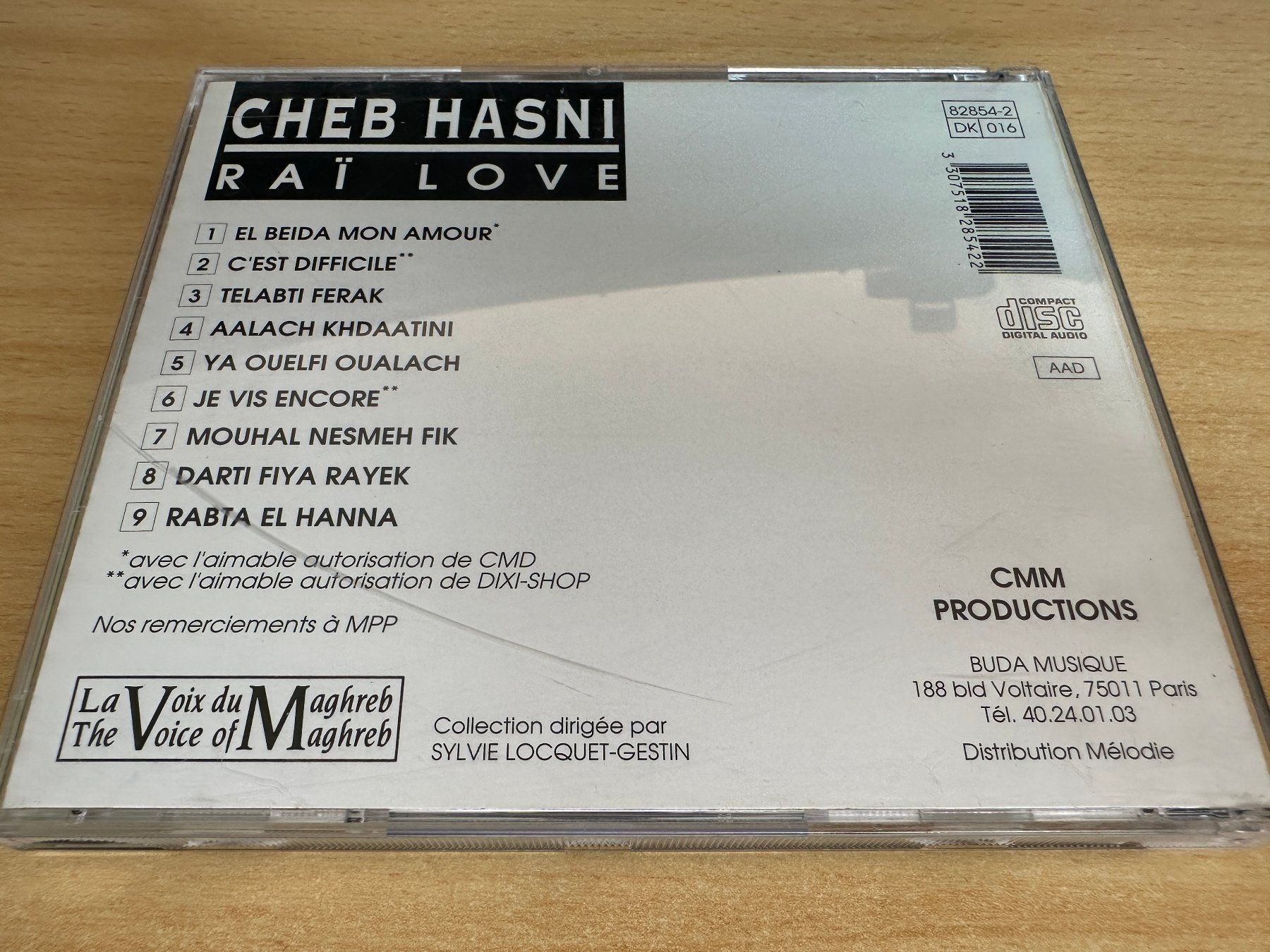 CD: Cheb Hasni – Raï Love – Usato da Rikon im Tösstal venduto da Alpenmutz 1