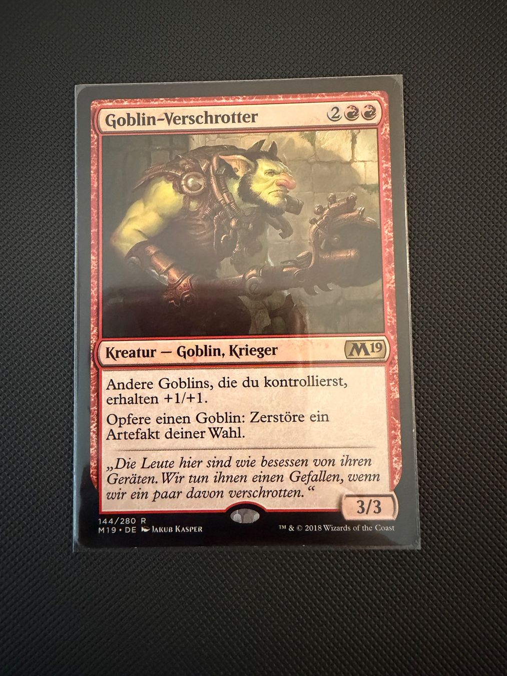 Magic The Gathering Carte collezionabili: Goblin Verschrotter – Usato da Ulisbach venduto da joelsj