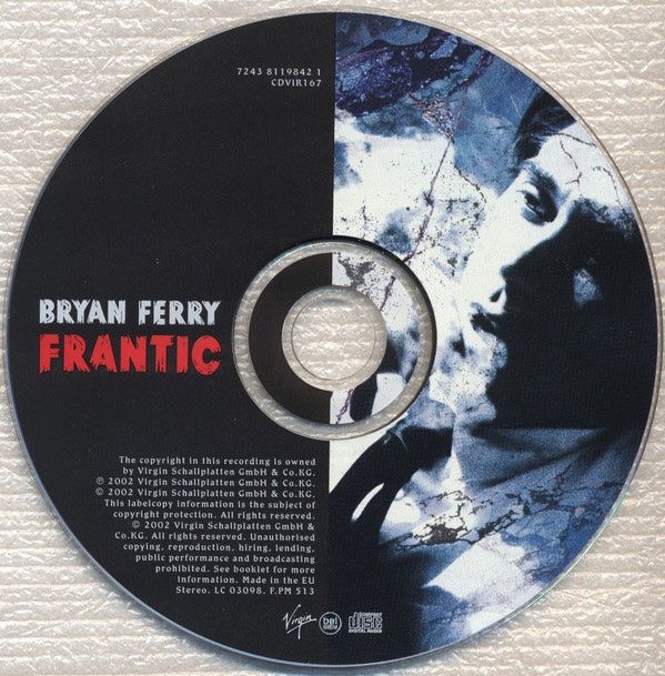 CDs: BRYAN FERRY (CD) FRANTIC  NEUWERTIG! – Neu (gemäss Beschreibung) aus Zürich von Tarafo5 2