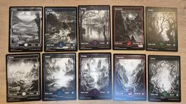 Innistrad Midnight Hunt - Full Art Mana Set (EN) - Magic MTG
