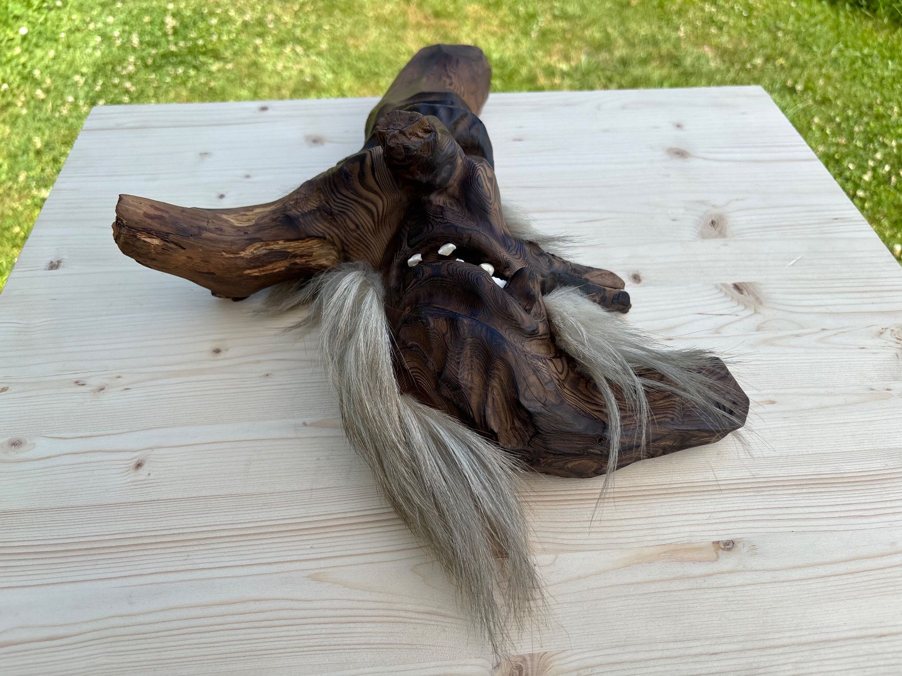 Altro in Antiquarato & Arte: schöne alte Walliser Holzmaske – Usato da Feldbach venduto da Olive1 3