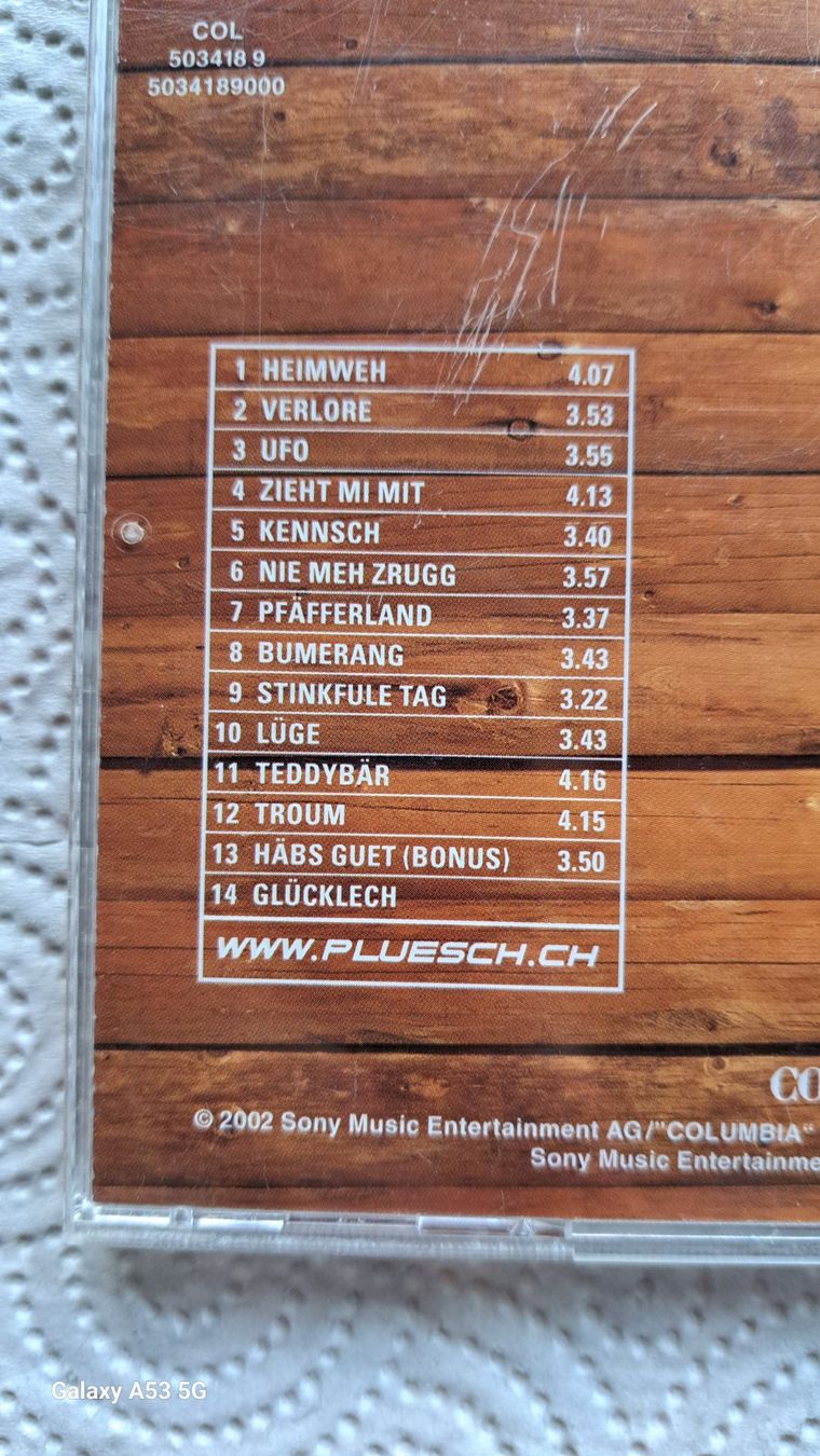 CD: "CD" von  Plüsch – Usato da Plagne venduto da Reticulum01 2