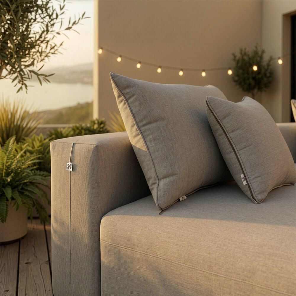 Divani: Modulares Outdoor Sofa ALAZIA Hellgrau - M – Nuovo e nell'imballaggio originale da Wallenwil venduto da toesstal-vertrieb 3