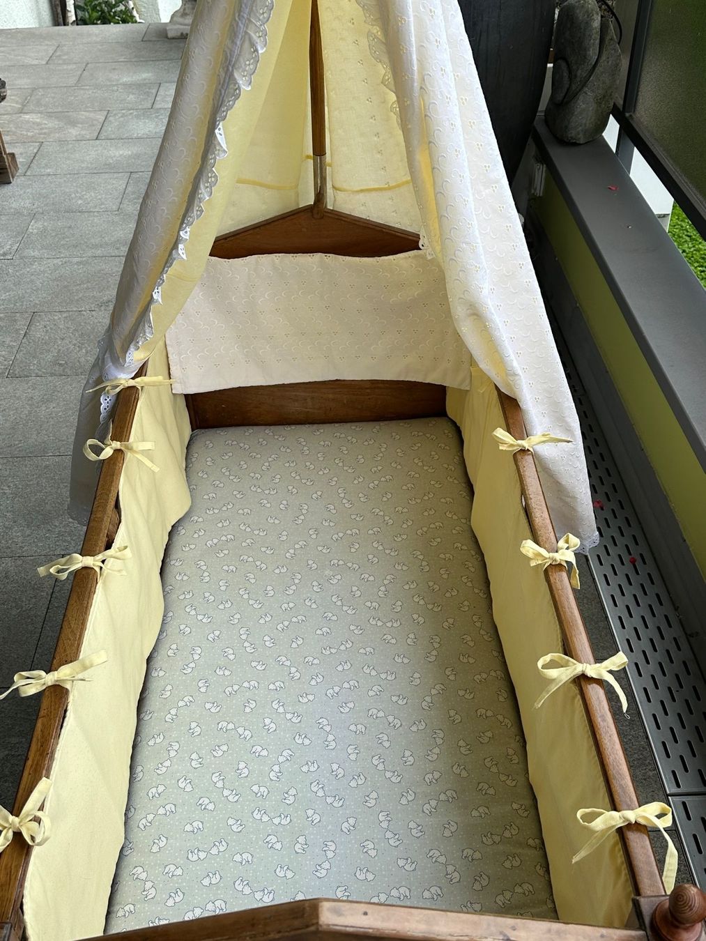 Culle: antikes Biedermeier Babybett – Usato da Stäfa venduto da Haense59 4