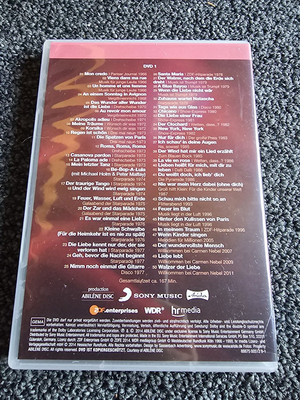 Tutti i DVDs: DVD Mireille Mathieu Liebe lebt(22709) – Usato da Ruswil venduto da jan_bxl5 1