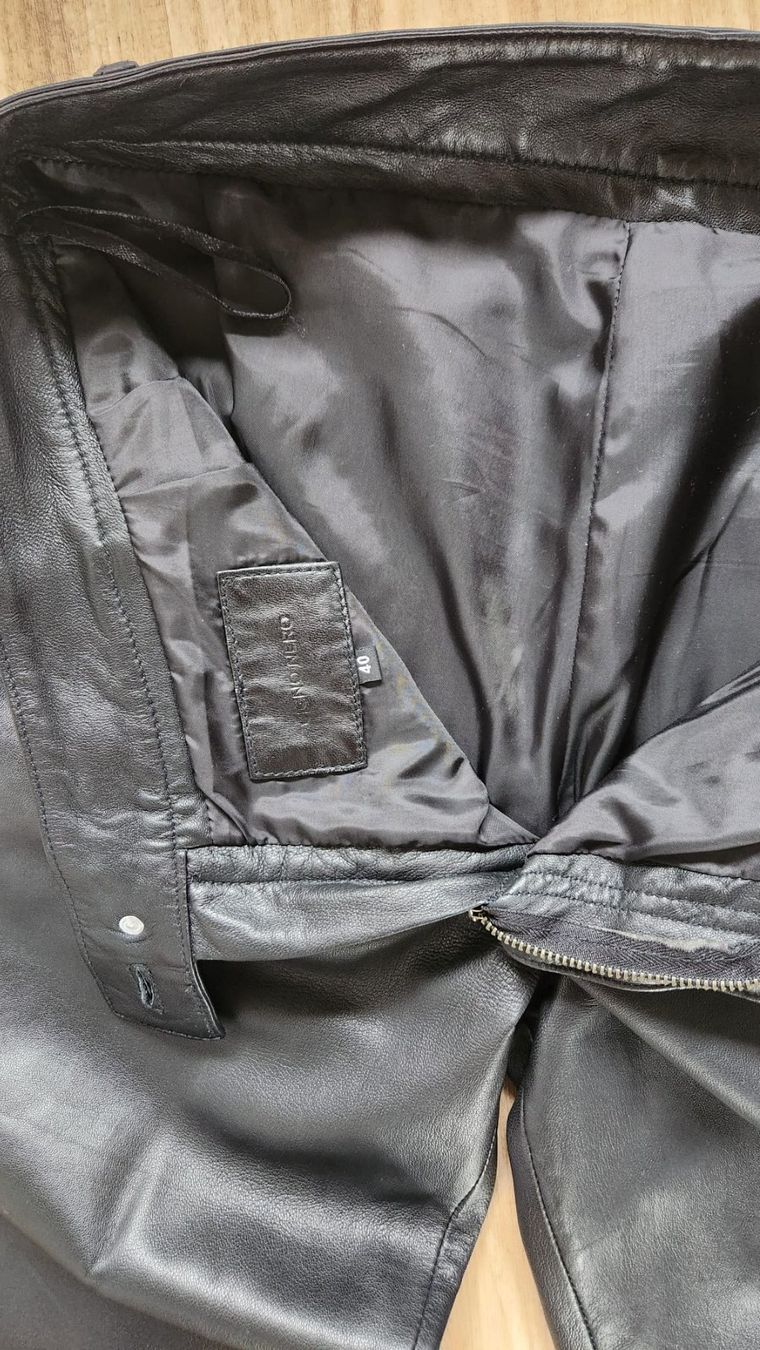 Pantaloni: Echt Leder Hose, Gr. 40, Cigno Nero – Usato da Zürich venduto da Stephs13 4