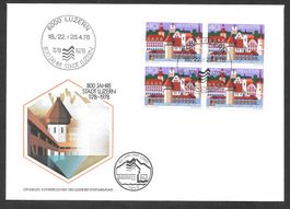 Sonderbrief S. 935 800 Jahre Stadt Luzern 18./22./23.4.1978