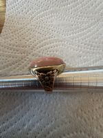 Ring mit Stein vintage Grösse 53 guter Zustand