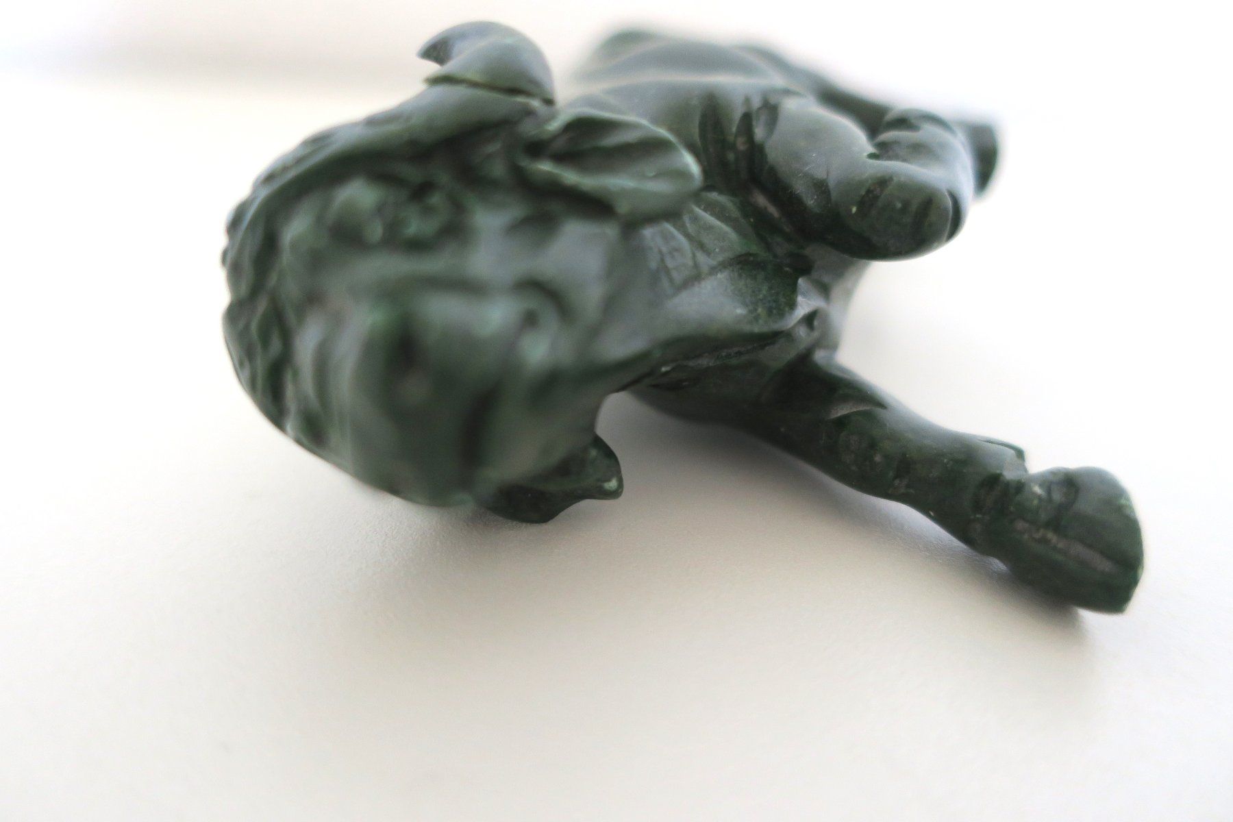 Statuette: Grosse Verdit Figur Büffel Halbedelstein – Usato da Staad SG venduto da 4bu4 3