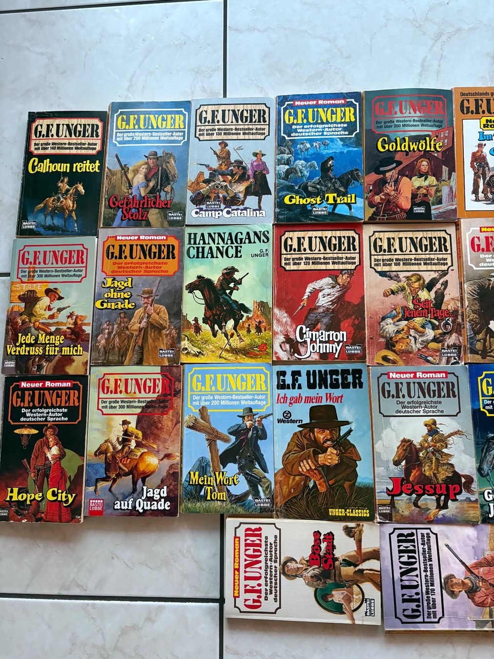 Libri: 29 GF Unger Westerntaschenromane – Usato da Lauerz venduto da Zuergi 2