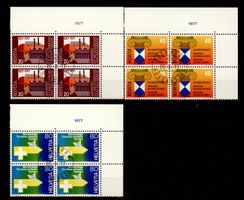 1977, Sonderpostmarken, Viererblöcke, ET