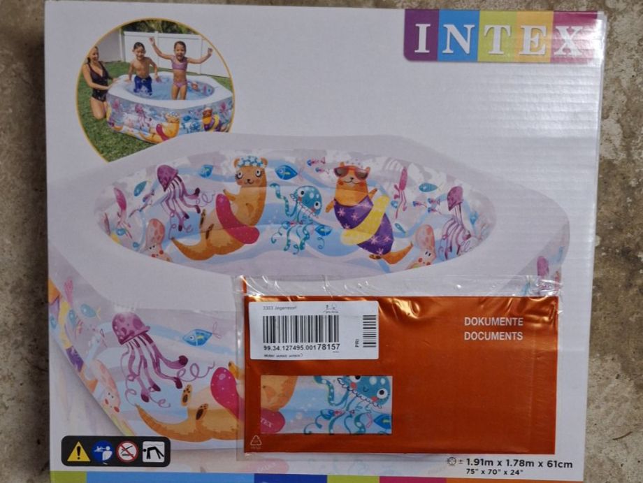 Intex Schwimmbad: NEU INTEX Kinderplanschbecken 191x178cm – Gebraucht aus Rüti ZH von la-93