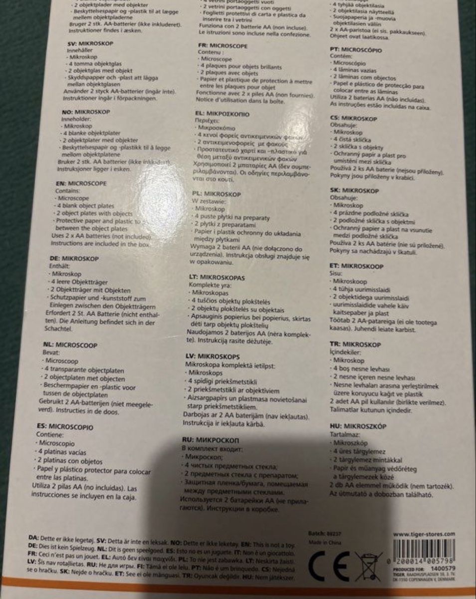 Giocattoli: Unbenutztes Kindermikroskop – Nuovo e nell'imballaggio originale da Bettingen venduto da aau_bzr6 1