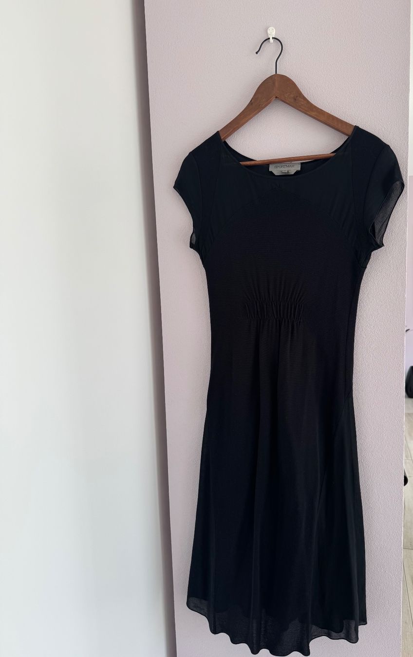 Sportmax Vestiti: Schwarzes Kleid SPORTMAX in Gr. L – Usato da Solothurn venduto da Manjascha 4