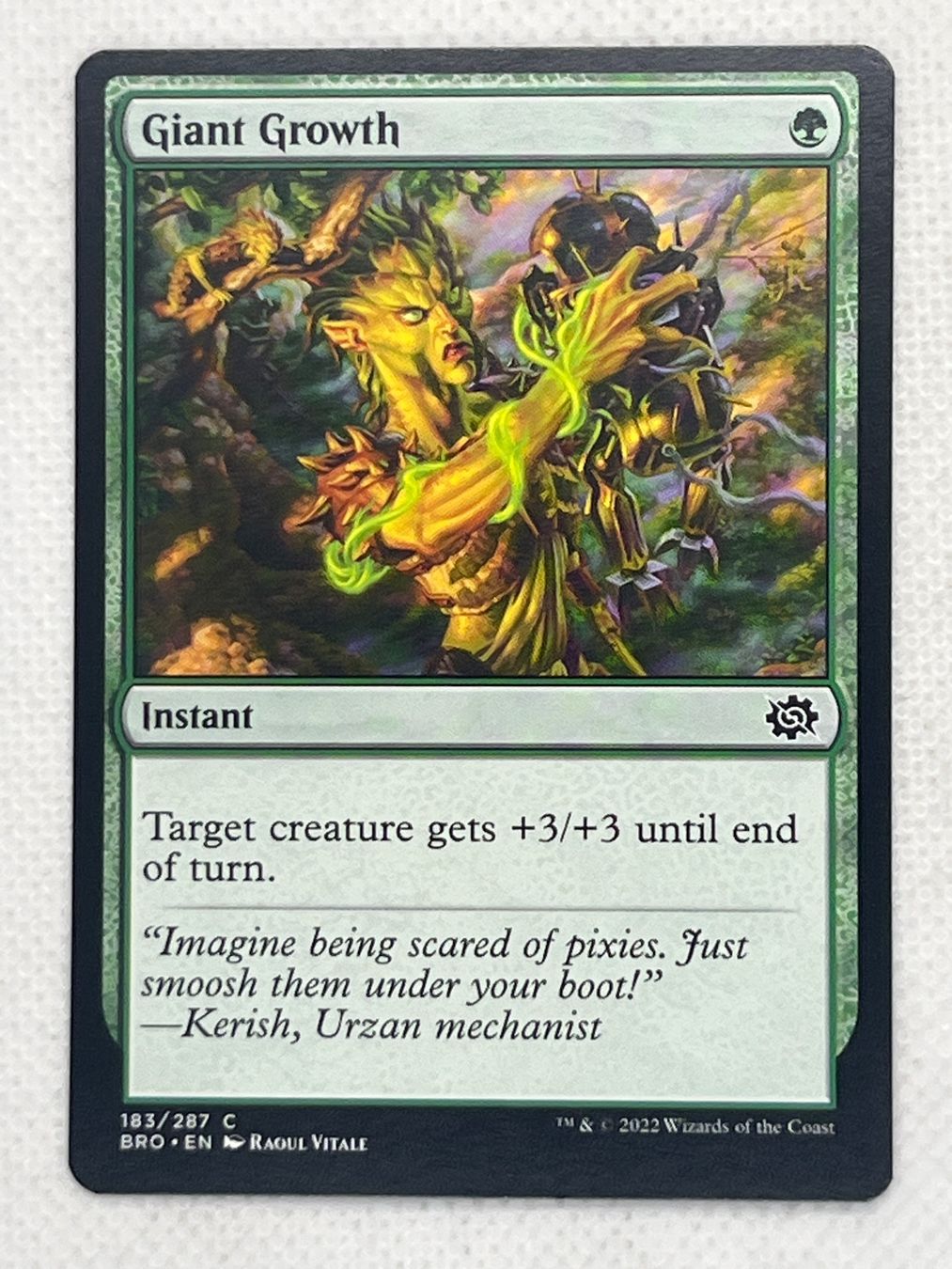 Magic The Gathering Carte collezionabili: MTG Giant Growth BRO 183 Englisch Common – Usato da Hinterkappelen venduto da Kim1992