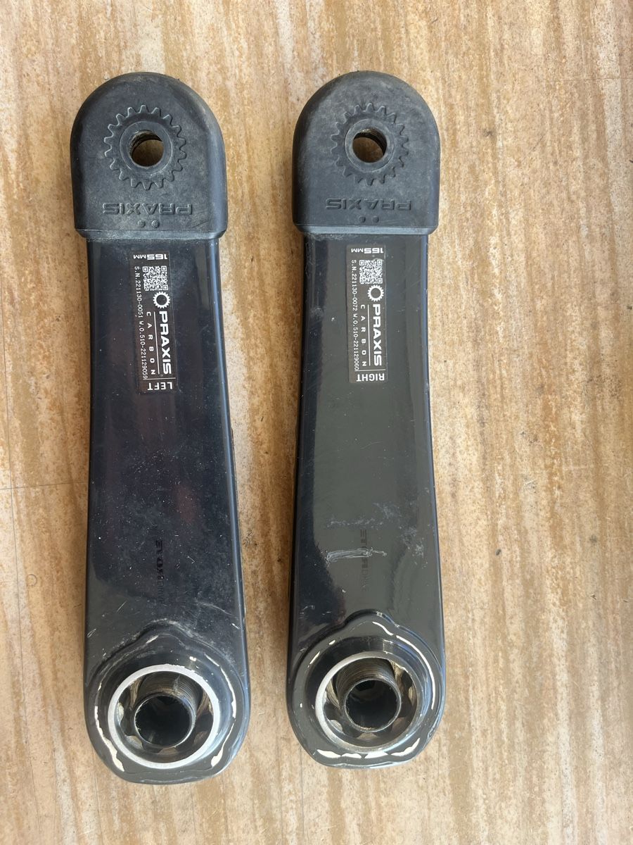 Ersatzteile: Pédalier Praxis E-Crank Type 6 - ETOR 165cm Carbon – Gebraucht aus Bulle von adriendr 2