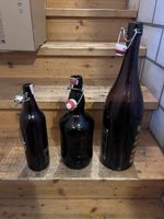 3 Bierflaschen (1/2/3 ltr.)