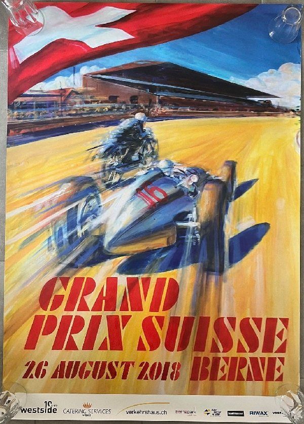 Poster & Bilder: 5 Plakate GP Schweiz – Gebraucht aus Solothurn von F1shop1 4