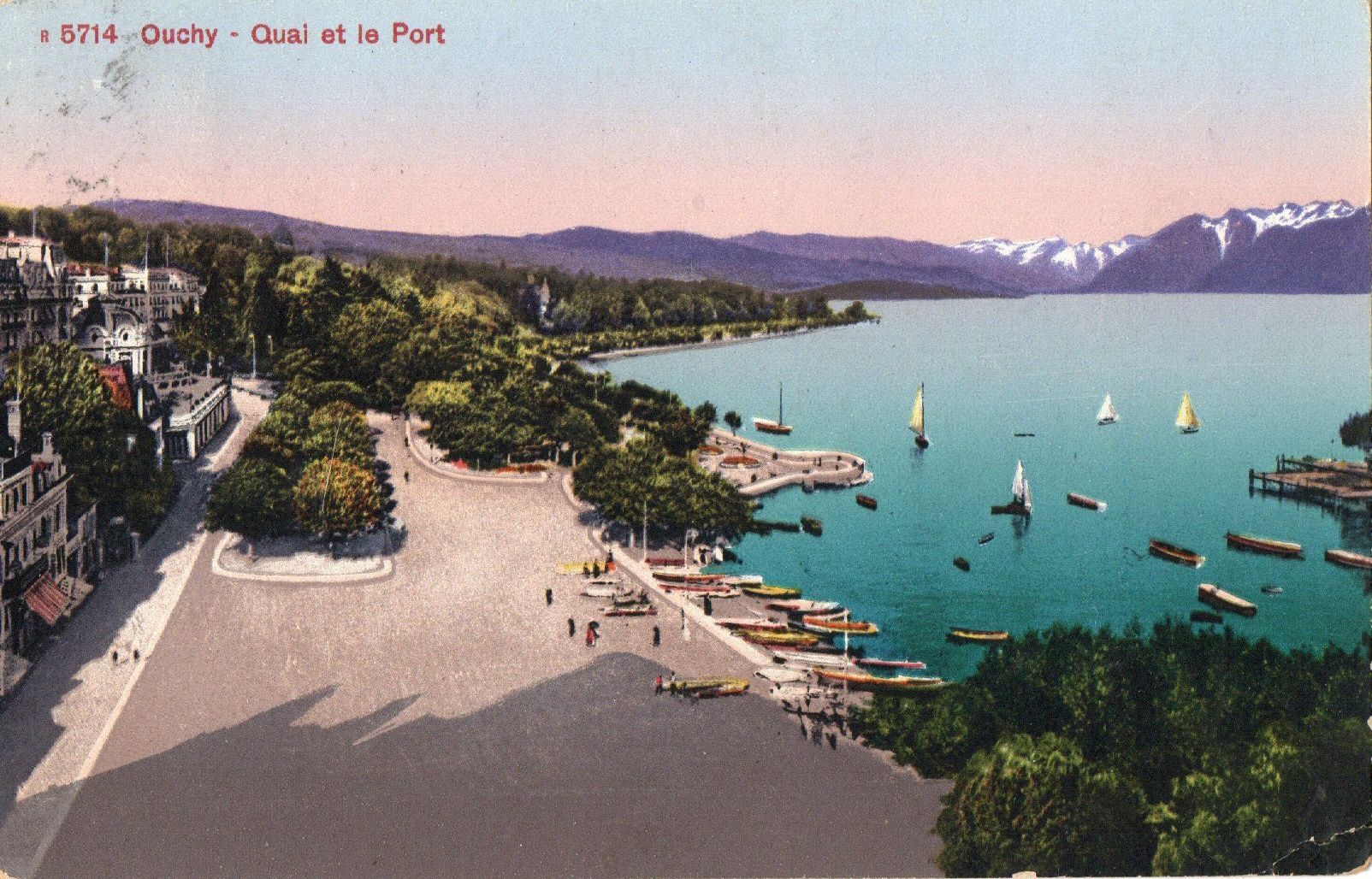 Cartoline postali: Ouchy - Quai et le Port – Usato da Melano venduto da pisonsdro