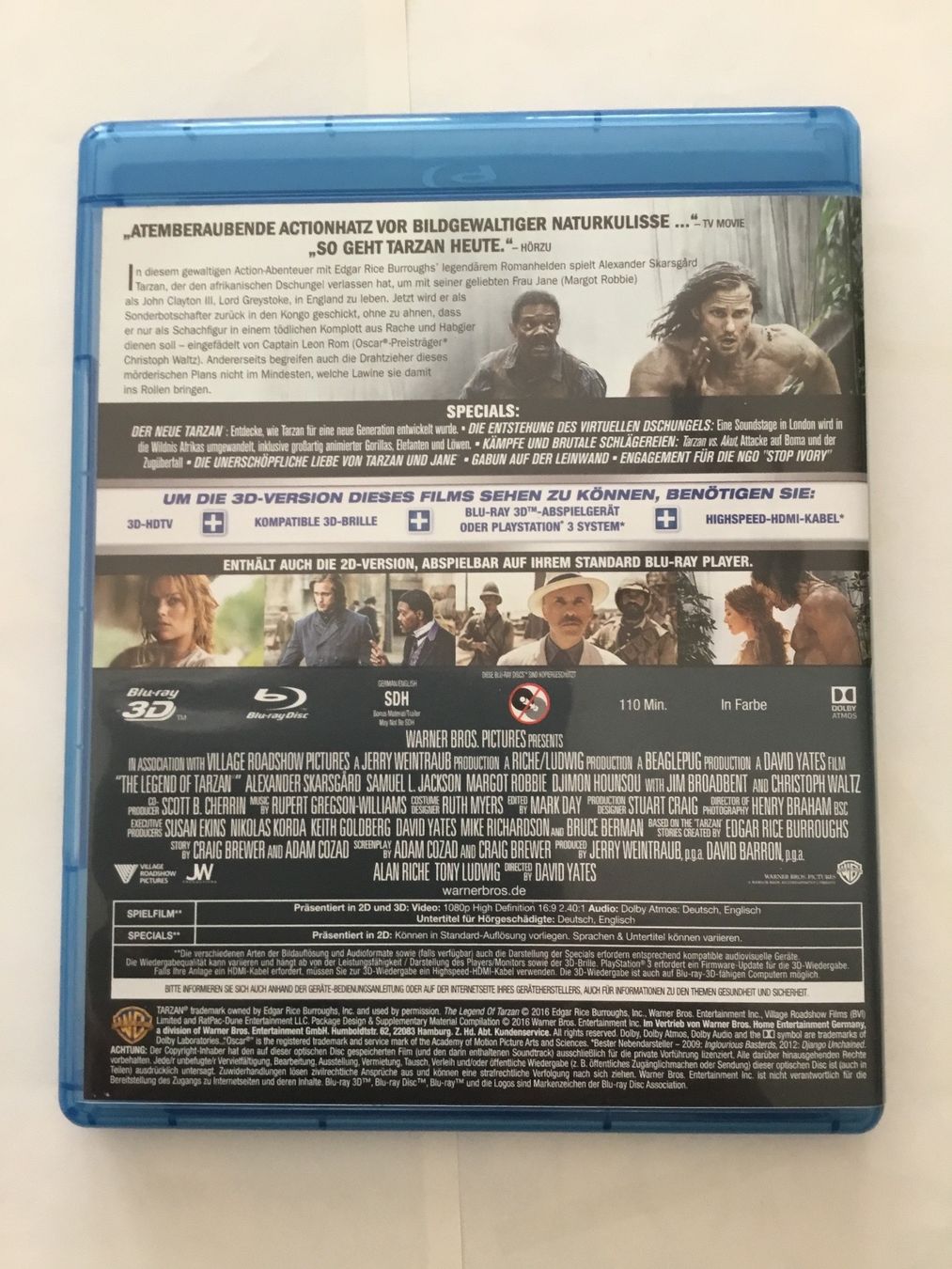 Tutti i DVDs: Tarzan Blu Ray 3D + 2D - Neu Wertig – Nuovo (secondo la descrizione) da Blauen venduto da berlingo65 1